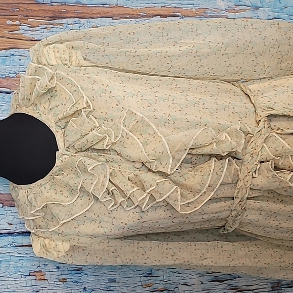 LABELRAIL x Collyer Twins Maxi Dress with Ruffle details - Picture 4 of 14